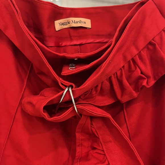 Maggie Marilyn Block Out The Noise Belted Pants (Neiman Marcus) - Picture 4 of 7